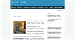 Desktop Screenshot of ourbestcare.com