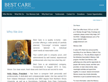 Tablet Screenshot of ourbestcare.com